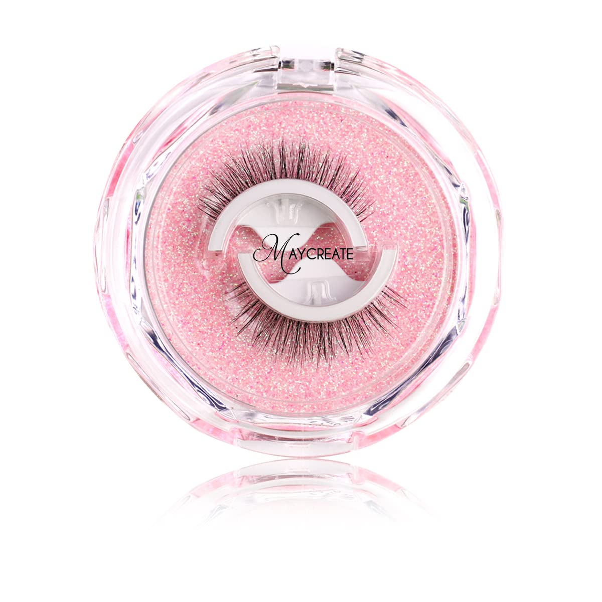 HASTHIP 1 Pair Waterproof Reusable 3D False Self Adhesive Eyelashes Natural Look For Women HASTHIP 1 Pair Waterproof Reusable 3D False Self Adhesive Eyelashes Natural Look For Women
